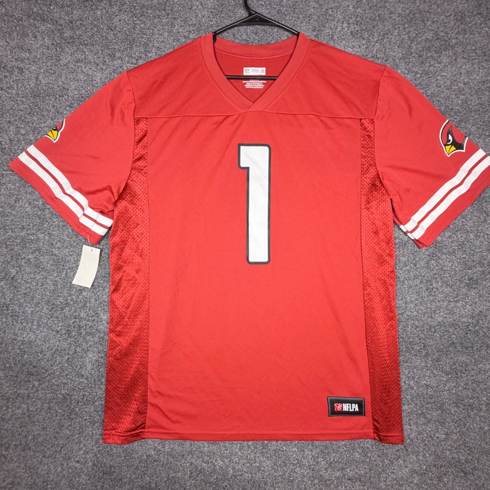 Arizona Cardinals Kyler Murray NFLPA Red Football Jersey Mens XL Number 1 New
